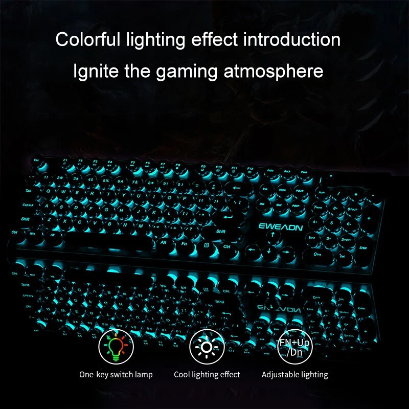 Conjunto de Teclado e Mouse co - Gaming Keyboard Nearby avaliação e preço