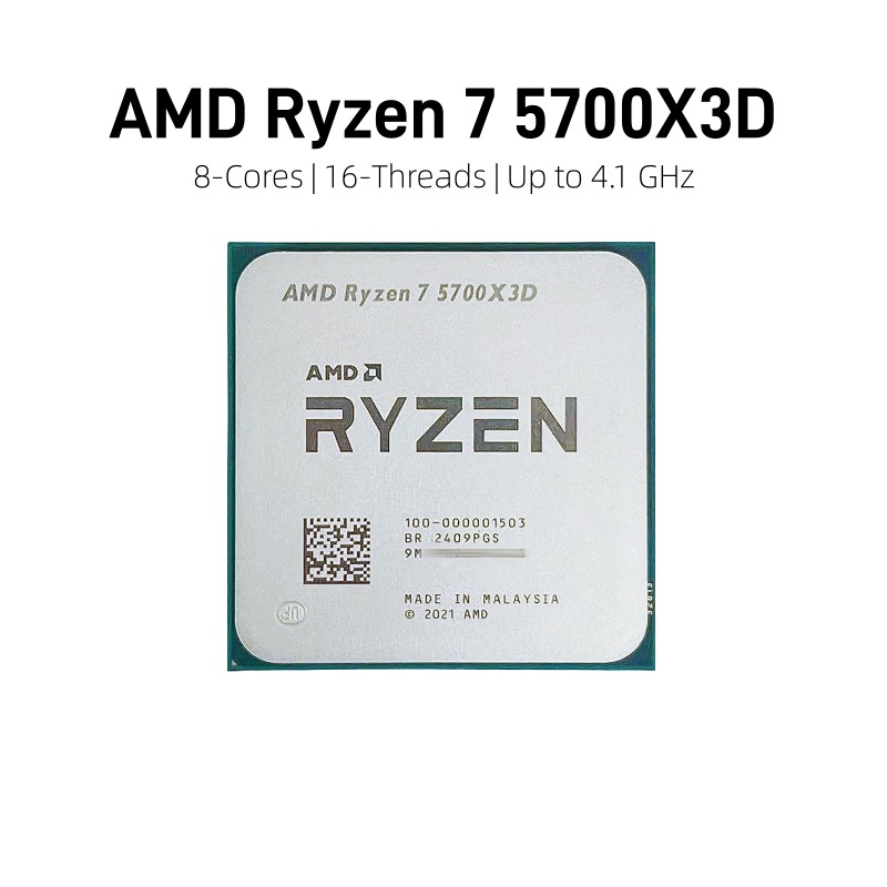 Novo AMD Ryzen 7 5700X3D R7 57 - Amd Cpu Ryzen 7 avaliação e preço