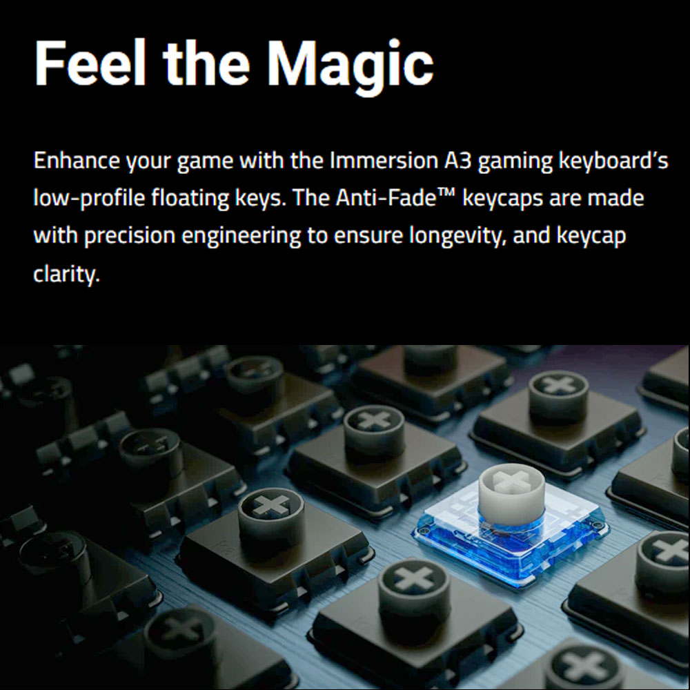 HEXGEARS A3 Teclado Mecânico 8 - Gaming Keyboard Hot Swappable avaliação e preço